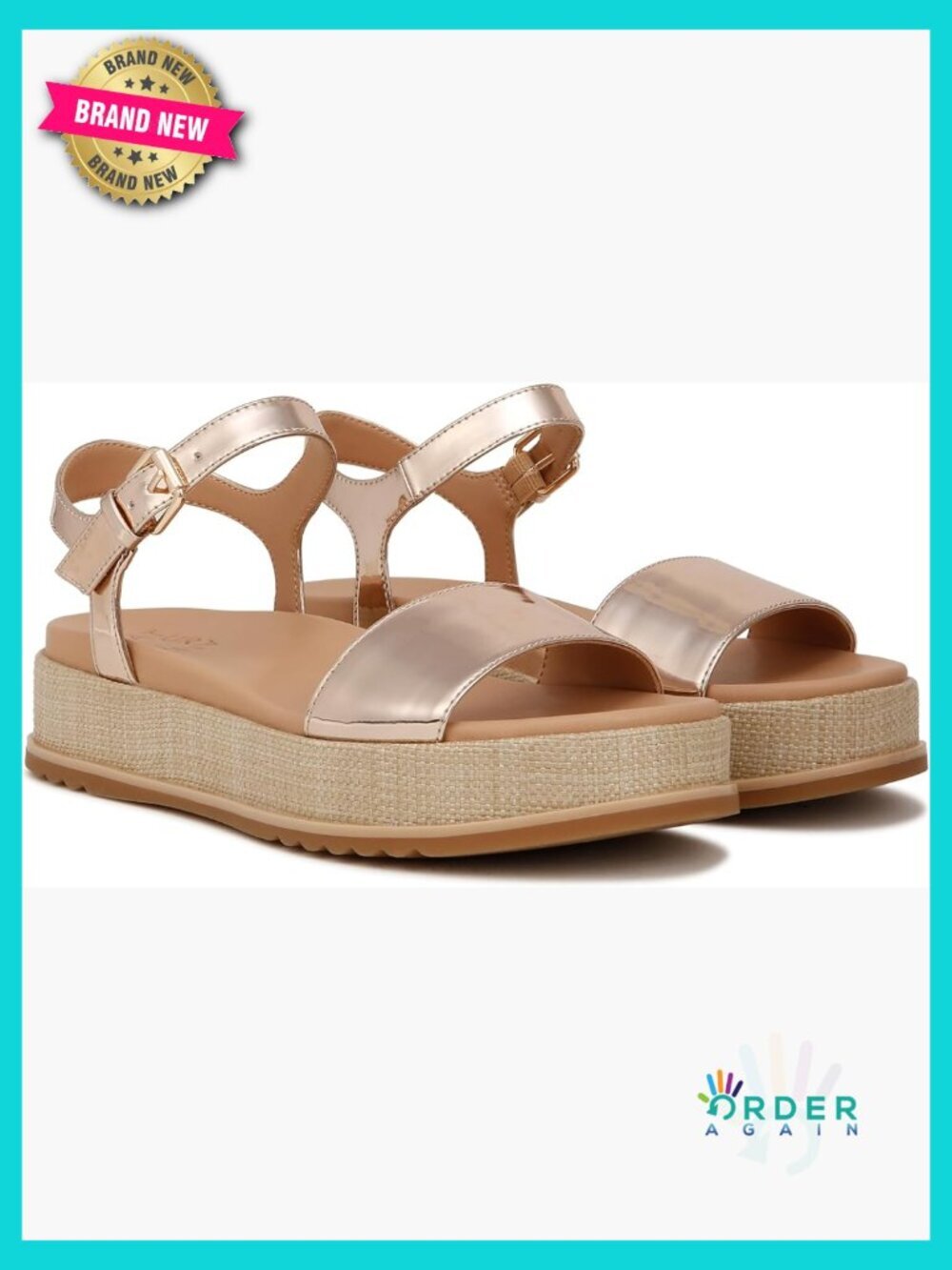 Women's Platform Sandals Adjustable Buckle Round Open Toe Chic Comfortable